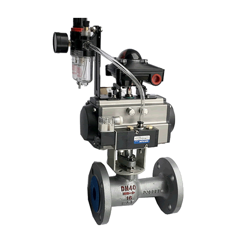 一體式高溫型氣動球閥QQ641M QJ641M QZ641M